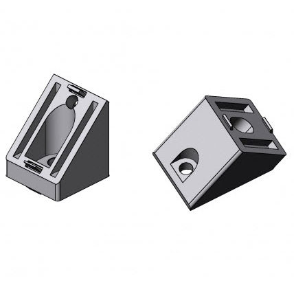 Conector de perfil de aluminio - 4410 A 44 SI 01 series - TecEnMa GmbH - moldeado a presión