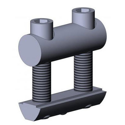 Conector de perno para ensamblaje de perfiles - 4608 S 080 VZ 01 series - TecEnMa GmbH