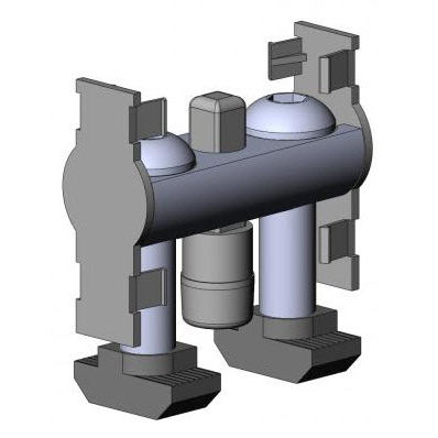 Conector de perno para ensamblaje de perfiles - 4610 S 10 VZ 01 series - TecEnMa GmbH