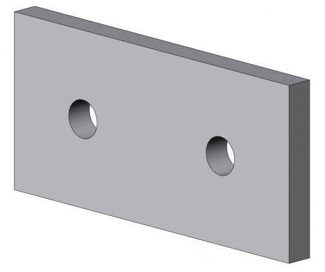 Placa de montaje para ensamblaje de perfiles - 4803 A - EL 01 series - TecEnMa GmbH