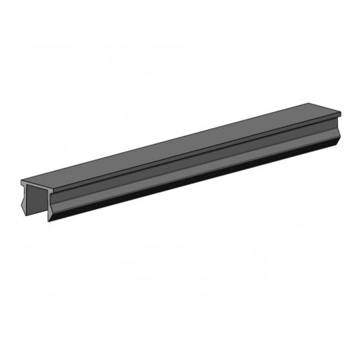 Perfil cubrecanal reductor cubrecanal de PVC - 6110 K 10 - 02 series - TecEnMa GmbH - en U