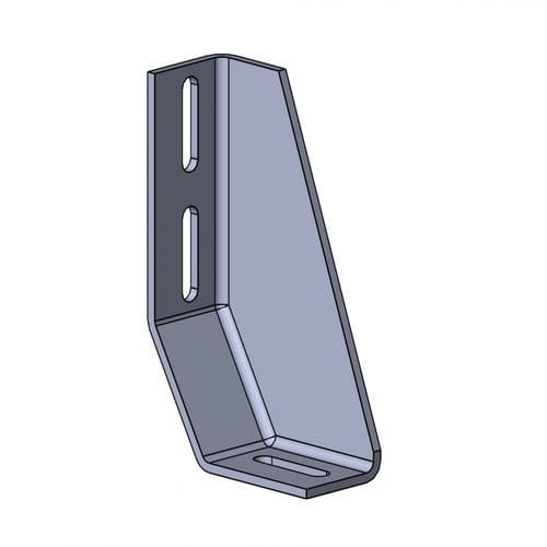 Soporte en escuadra para cimentación - 1210 S-R VZ 01 series - TecEnMa GmbH - para perfil de aluminio / de fijación / para ensamblaje