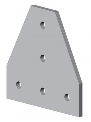 Placa de montaje para ensamblaje de perfiles - 4801 A T060 EL 01 series - TecEnMa GmbH