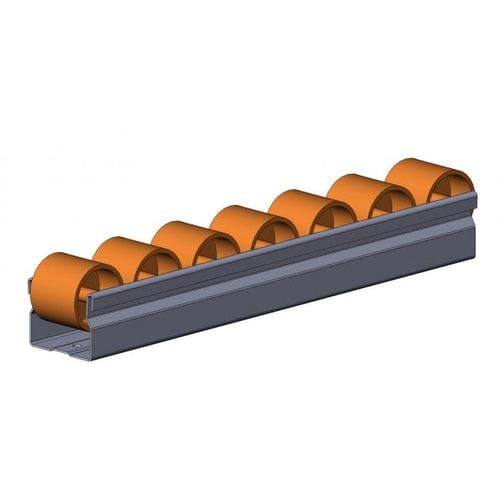 Riel de rodillos - 5051 K 028 GE 01 - TecEnMa GmbH - de guiado lineal / de acero