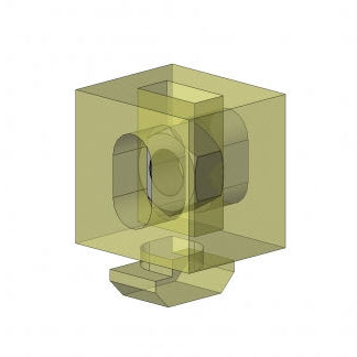 Uniblock para perfil transparente - 6302K0806TR series - TecEnMa GmbH - de PVC
