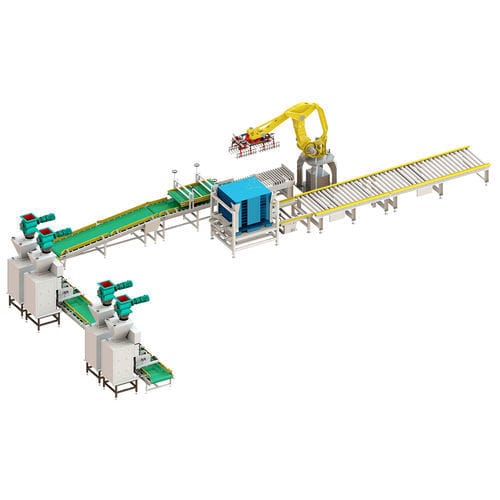Línea de embalaje para la industria petroquímica - MD5 - HongCheng Mining Equipment Co., Ltd. - para caliza / totalmente automática