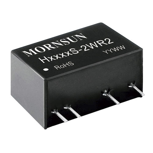 Convertidor DC/DC no regulado - G_S-2WR2 - MORNSUN Guangzhou Science & Technology Co.,Ltd. - aislado / SIP / para uso médico