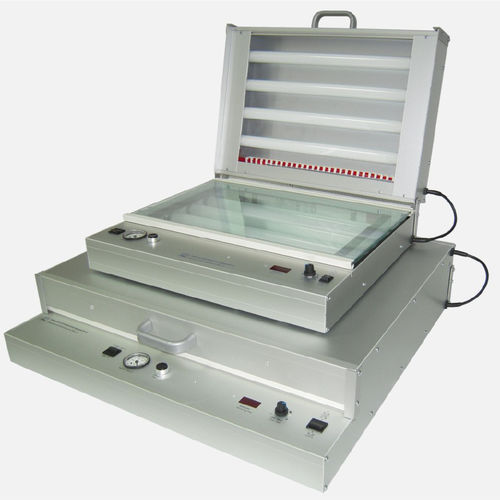 Unidad de insolación UV - Gie-Tec GmbH - para aislamiento de doble cara / para laminado PCB fotosensible