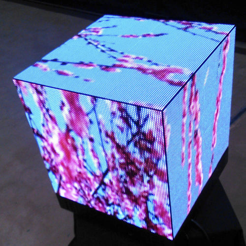 Visualizador de matriz de puntos - UL/Creative - Yaham Optoelectronics Co., Ltd - con forma de cubo / a medida