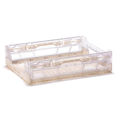 Cajón de polímero - Crystal Clear Series - Tosca - para almacenamiento / de transporte / de uso alimentario