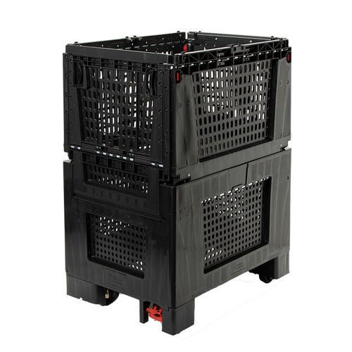 Caja-palé de plástico - Bin 108 - Tosca - para almacenamiento / de transporte / de manipulación
