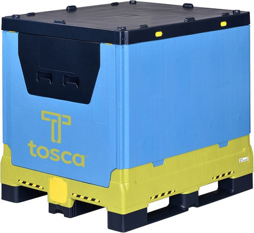 Caja-palé de PP - Superior Hybrid - Tosca - de acero / para almacenamiento / de manipulación
