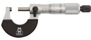 Micrómetro de exteriores - 0 - 25 mm - Moore & Wright - Vernier