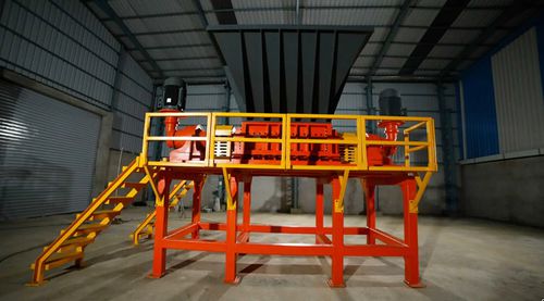 Destrozador primario - SR-100 - FORNNAX TECHNOLOGY PVT LTD - de dos ejes / para residuos alimentarios