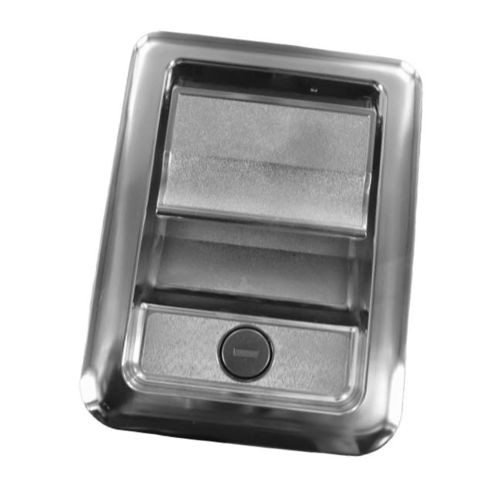 Manilla a ras - 030-0875 - TriMark - de puerta / de cromo / rectangular
