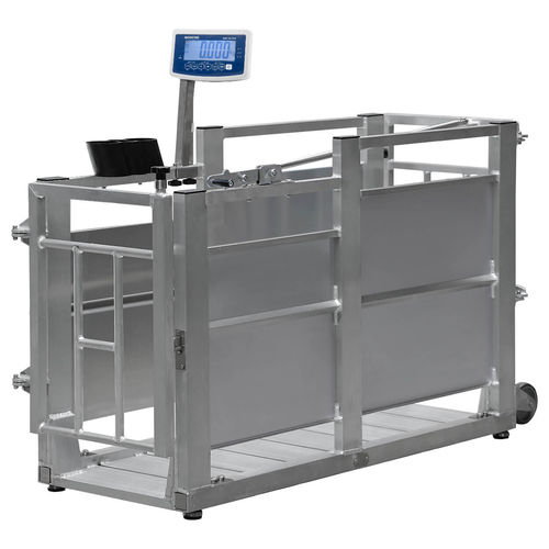 Balanza con pantalla LCD - ETW-ZB - Bosche GmbH & Co. KG - de acero inoxidable / para animales / de suelo