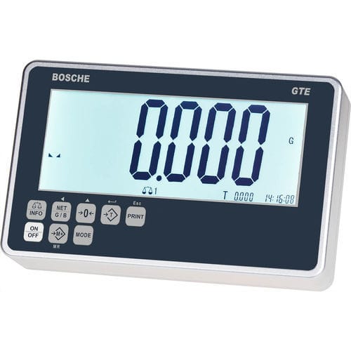 Indicador de pesaje visualizador LCD - EWI  - Bosche GmbH & Co. KG - empotrable