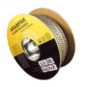Empaquetadura trenzada de PTFE - XG 340 / ZG 320 - Sinograf SA - de hilo de aramida / para bomba