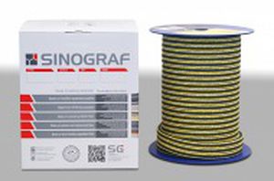 Empaquetadura trenzada de PTFE - AP 300 / XP 310 - Sinograf SA - de alta resistencia / para bomba / para la industria alimentaria