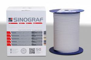 Empaquetadura trenzada de PTFE - Sinograf SA - de grafito / para bomba / para aplicaciones rotativas