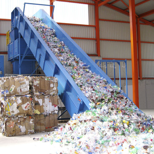 Transportador de banda - RB - BOA RECYCLING EQUIPMENT BV - inclinado / de descarga / de almacenamiento