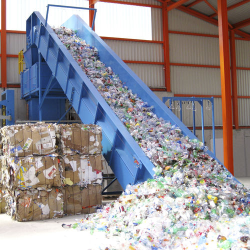 Transportador de banda - PMB - BOA RECYCLING EQUIPMENT BV - de desechos / para la industria del reciclaje / de discos