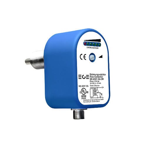 Controlador de caudal térmico - SN 450 series - EGE-Elektronik Spezial-Sensoren GmbH - para aceite / para agua / compacto