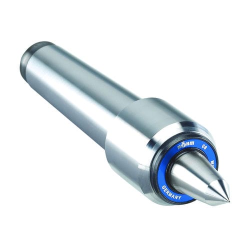 Contrapunto giratorio - Slim - RÖHM GmbH - con punta alargada / para torno / para rectificadora