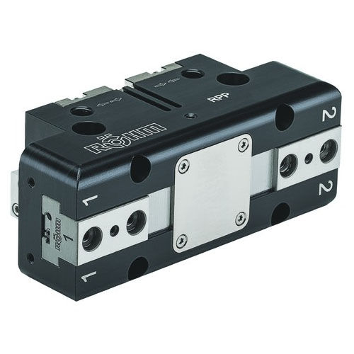 Pinza de prensión neumática - RPP-200 - RÖHM GmbH - hidráulica / paralela / de 2 mandíbulas