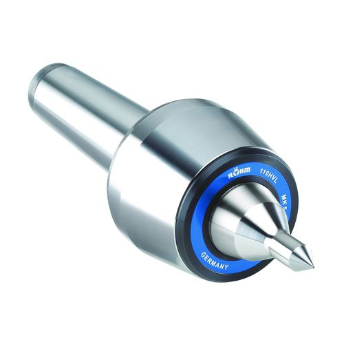 Contrapunto giratorio - HVLN Pro - RÖHM GmbH - con punta alargada y perfilada / para torno / para rectificadora