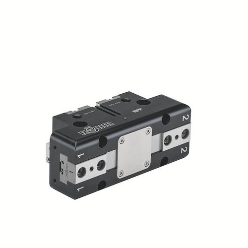 Pinza de prensión con actuador neumático - RPP-160 - RÖHM GmbH - paralela / de 2 mandíbulas / de manipulación