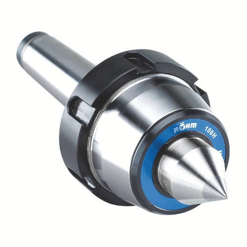 Contrapunto giratorio - HMG Pro - RÖHM GmbH - punta completa / de cono cilíndrico / de carburo