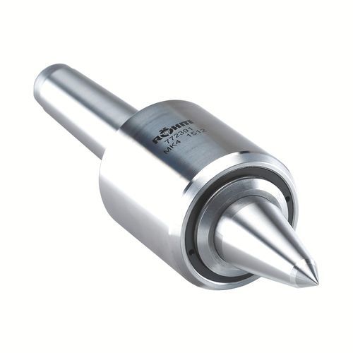 Contrapunto giratorio - Speed - RÖHM GmbH - con punta alargada / de carburo / para torno