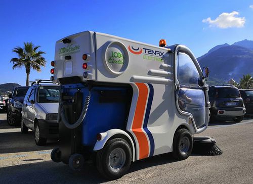 Barredora con operador a bordo - 2.0 EVOS - HANTSCH SAS - eléctrica