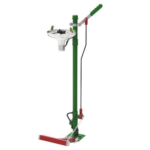 Lavaojos lavacara de pie - STD-85G/P - Hughes Safety Showers - para entorno agresivo / de exterior