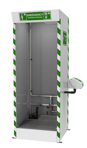 Cabina de ducha de pie - STD-SD-31K - Hughes Safety Showers - para entorno peligroso / de interior / de descontaminación
