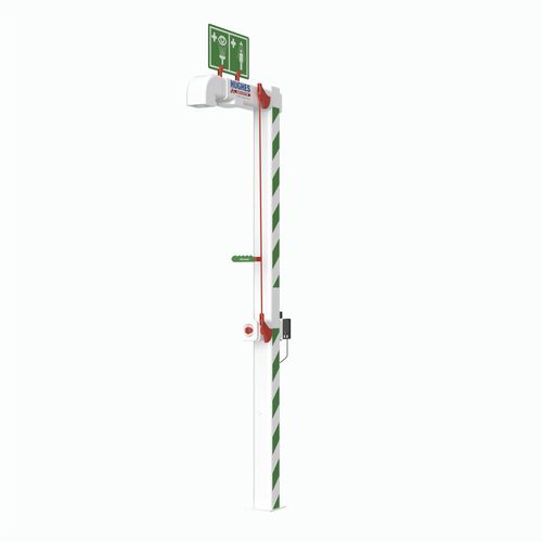 Ducha de seguridad de pie - EXP-AH-5GS/10G - Hughes Safety Showers - protegida contra el hielo / multiboquillas / para entorno peligroso
