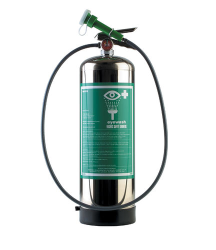 Lavaojos portátil - STD-28G - Hughes Safety Showers - autónomo / sin calefacción / para entorno peligroso