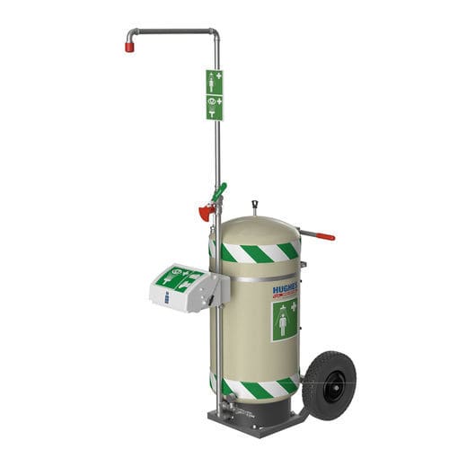 ducha de seguridad móvil - Hughes Safety Showers