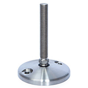 Pie de máquina - 03BD LF series - Rencol - de acero inoxidable / de nivelación / roscado