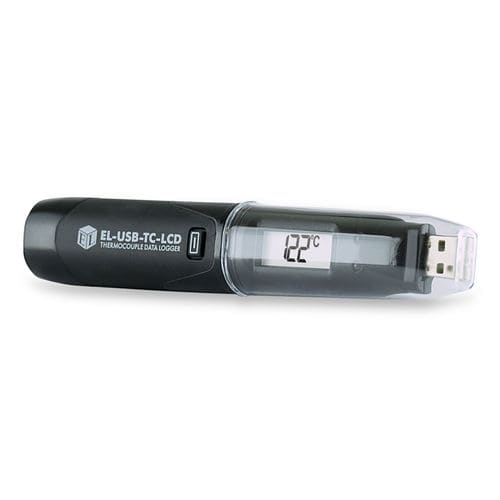 Registrador de datos de temperatura - EL-USB-ULT-LCD+ - Lascar Electronics - USB / para termopar / para control