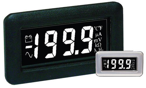 Voltímetro LCD - DPM 750S-EB - Lascar Electronics - estacionario / DC