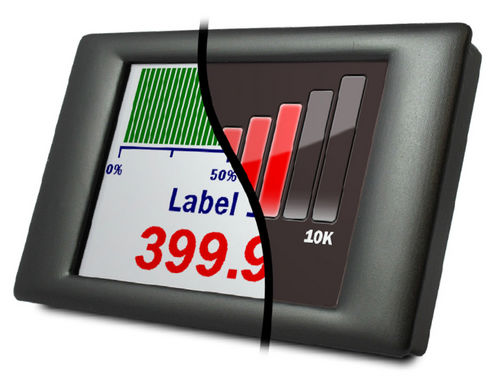 Pantalla LCD - 3.5" | SGD 35-M - Lascar Electronics - 3,5" / 240 X 160 / empotrable