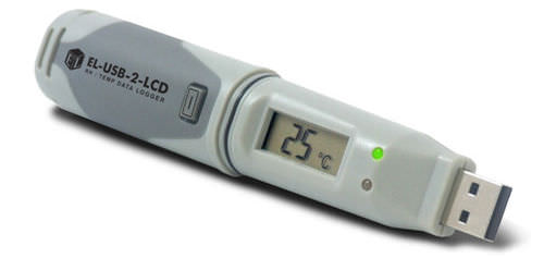 Registrador de datos de temperatura - -35 ... +80 °C, 0 - 100%RH | EL-USB-2-LCD - Lascar Electronics - de humedad relativa / de punto de rocío / USB