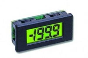 Voltímetro LCD - DPM 1AS-BL - Lascar Electronics - estacionario / DC / ultra miniatura