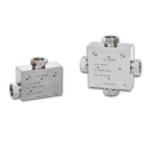 Racor neumático - 15 series  - Maximator GmbH - roscado / en cruz / de alta presión