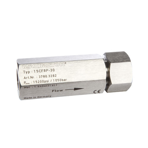 Filtro de gas - Maximator GmbH - de disco / a presión / para tuberías