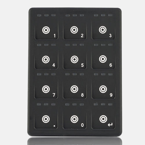 Teclado numérico 12 teclas - MO series - Makersan - empotrable / CANopen / SAE J1939