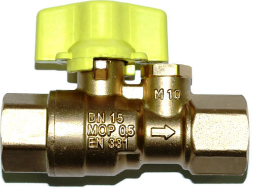 Válvula de bola - SIRAL - manual / de control / para gas