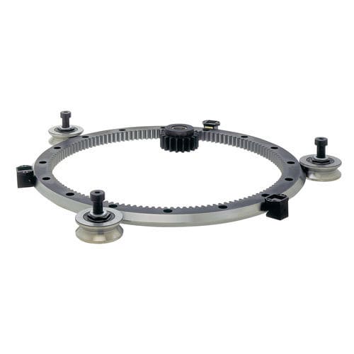 Corona giratoria con dientes interiores - HDRT  - HepcoMotion - de rodillos / de una sola hilera / para grandes cargas
